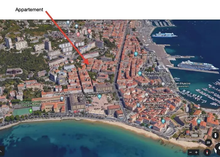 Superbe En Plein Coeur D'ajaccio Apartmán *
